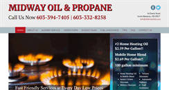 Desktop Screenshot of midwayoilnh.com