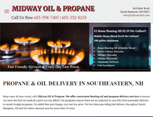 Tablet Screenshot of midwayoilnh.com